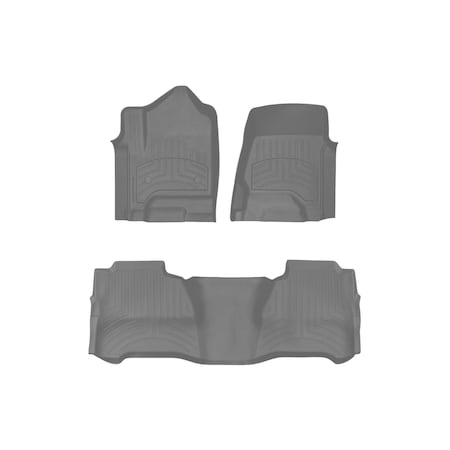 Weathertech Grey, Front and Rear FloorLiner HP 466071IM-465424IM