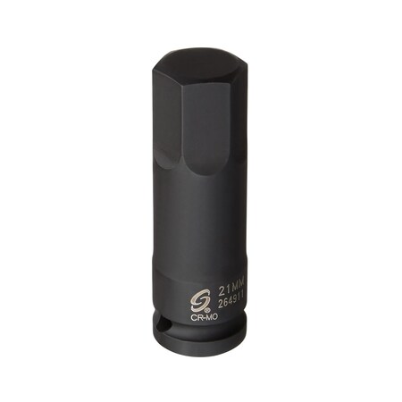 Sunex 1/2 in Drive 21Mm Hex Impact Socket 264911