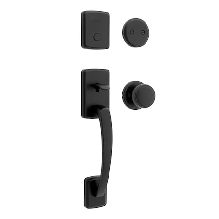 Kwikset Residential Handlesets Matte Black 819BFHXSOK-514