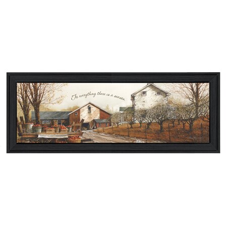 Homeroots To Everything 1 Black Framed Print Wall Art 404944