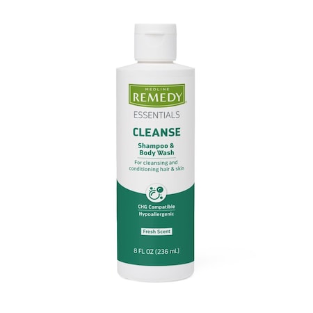 Medline Remedy Essentials Shampoo & Body Wash, 8 oz. MSC092SBW08H