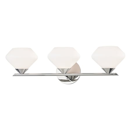 Mitzi Valerie 3 Light Bath And Vanity 21.75 In. Polished Nickel H136303-PN