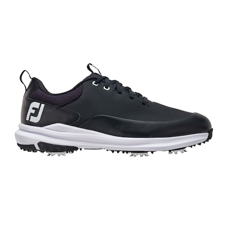 Footjoy Tour Rival Men's Spiked Golf Shoes - Black/Black/White/11.5 Medium FTJ56960M