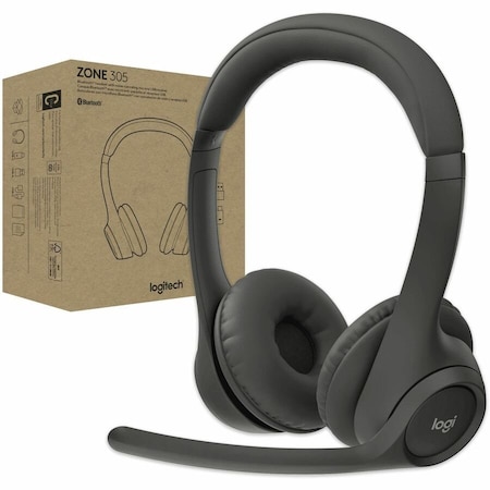 Logitech ZONE 305-BLACK WIRELESS HEADSET B2B UC 981-001452
