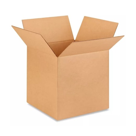 Bcp 14 in x 14 in x 14 in Shipping Box, Kraft, Corrugate, Single Wall, 32 ECT  141414