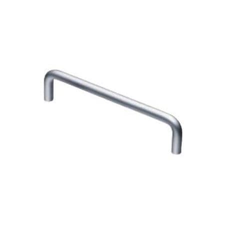 Southco Handle, 128mm 5.04 in Hole Centers, Internal Thread, M4 X 0.7, Aluminum Alloy, Anodized, Polished P8-128-31-M4-11-3