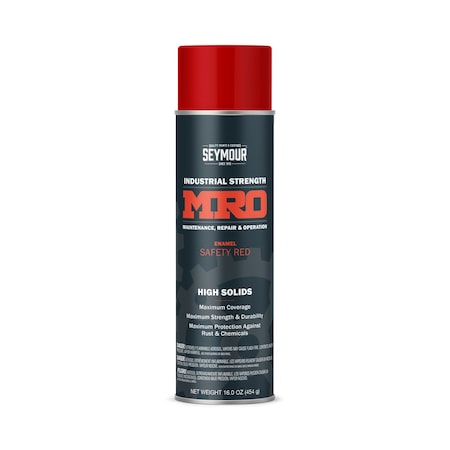 Seymour Of Sycamore MRO Industrial Spray Paint, Safety Red 620-1423