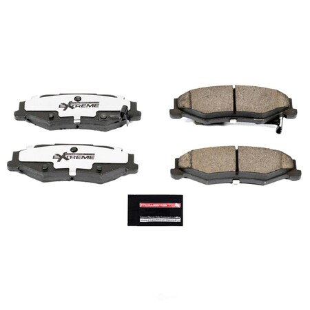 Powerstop Z26 Street Warrior Carbon Fiber-Ceramic Brake Pads with Hardware Z26-732