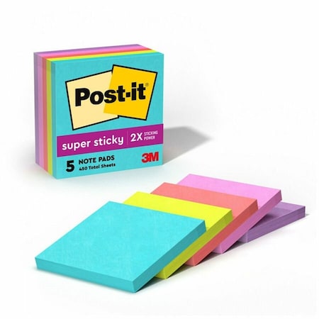 Post-It Notes, Post-It, Sprstck, Miami, PK5 6545SSMIA