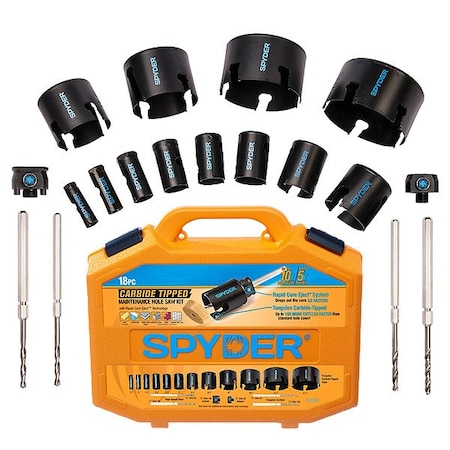 Spyder Hole Saw Kit 600938