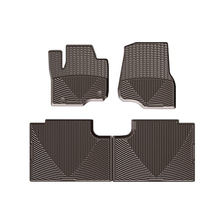 Weathertech Cocoa, Front and Rear All Weather Floor Mats W408CO-W358CO