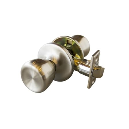 Design House Terrace 6 Way Latch Passage Door Knob, Satin Nickel 728667