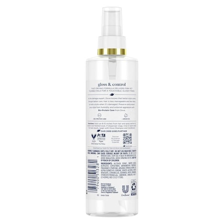 Dove Gloss and Control Hairspray Non-Aerosol Extra Hold Styling Hairspray, 9.25 Ounce, 12PK 64797695