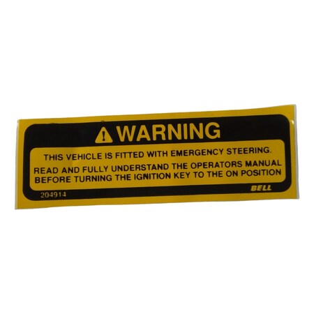 John Deere SAFETY SIGN, JOHN DEERE OEM AT254553 AT254553