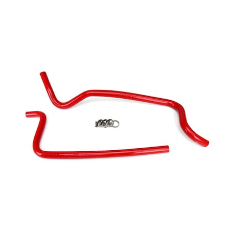 Hps Performance High Temp Reinforced Silicone Heater Coolant Hose Kit, Red,  57-1283-RED