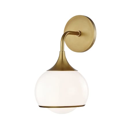 Mitzi Reese 1 Light Bath And Vanity 7 In. Aged Brass H281301-AGB