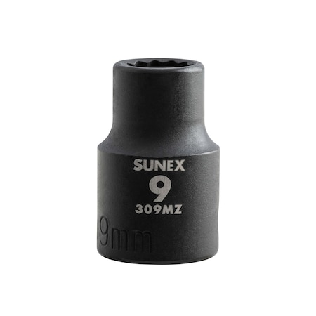 Sunex 3/8 inDr 9Mm 12Pt Mtr Std Imp Sc 309MZ