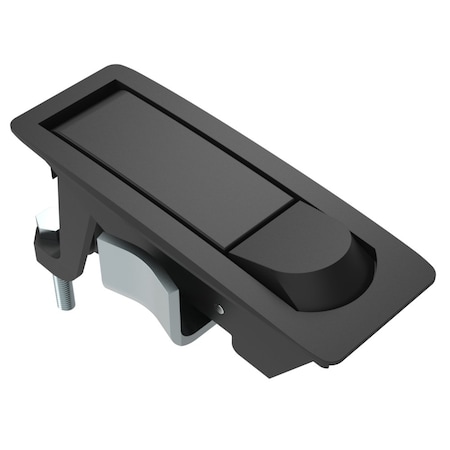 Southco Compression Latch, No Restriction, Raised Trigger, Not sealed, Zinc Alloy, Powder Coat, Black C2-33-15