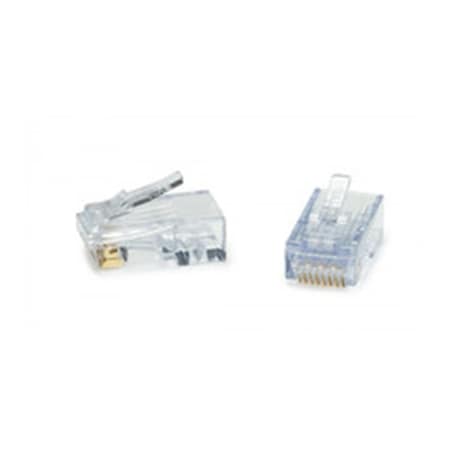 Cable Wholesale CableWholesale Platinum Tools ez-EX48-RJ45 CAT6A Crimp Plugs, 100PK 202048J