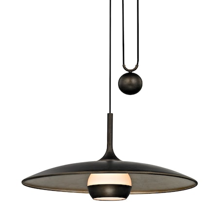 Troy Lighting Alchemy 1 Light Pendant 30 In. Vintage Bronze F5866-VBZ/WSL