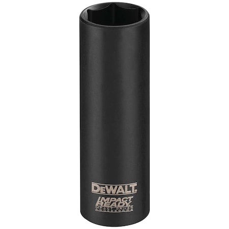 Dewalt IMPACT READY(R) 7/16" 1/2" Drive 6pt Deep Socket DW22852
