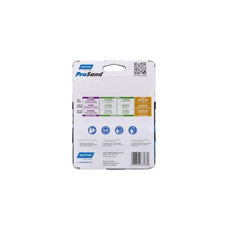 Norton Sanding Sheet ProSand 5 1/2 in L X 4 1/2 in W 220 Grit Aluminum Oxide 7660768538