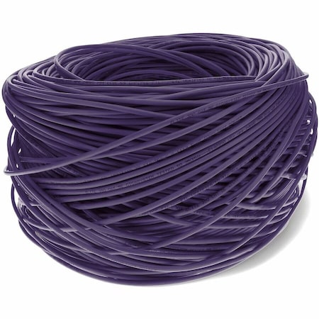 Add-On 1000FT RJ-45 MALE TO RJ-45 MALE CAT5E STRAIGHT PURPLE UTP COPPER PLENU ADD-CAT5EBULK1KPSD-PE
