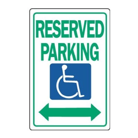 Hillman HANDICAPPED PARKING SIGN 19IN X 15IN 842188