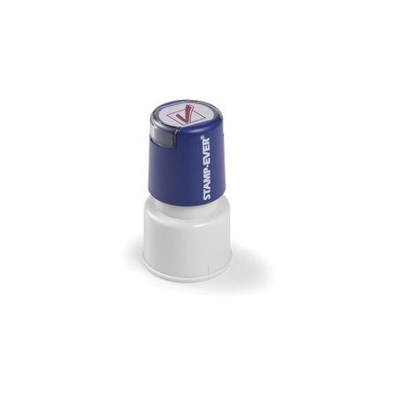 Trodat Pre-inked Check Mark Icon Stamp - Text Stamp - RECEIVED - 0.75in Impression Diameter - 50000 5970