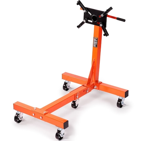 Vevor Engine Stand 1500LBS Folding Motor Hoist Dolly w/ Adjustable Mounting Head XXJD15002000
