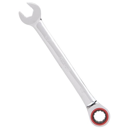 Vulcan Combination Wrench, SAE, 1/2 in Head, Chrome Vanadium Steel, Polished Mirror PG1/2
