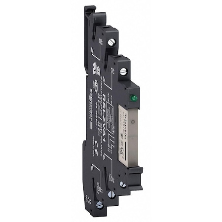 Square D ELECTRIC SLIM RELAY MOUNTED ON SCREWS WITH LED AND PROTECTION CIRCUIT RSL1PVBU