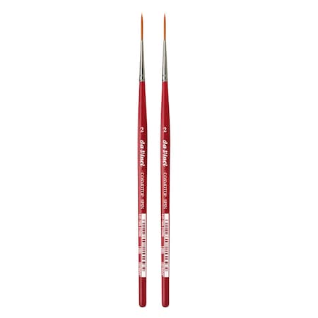 Da Vinci COSMOTOP-SPIN Rigger Brush, Synthetic, Acrylic & Watercolor, Pointed Liner, Series 5880, Size 2, 2PK VA-1280_2