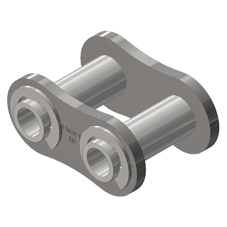 Senqcia 80HPCL Single Strand Hollow Pin Spg Clip Connecting Link, 80HP chain, 1P, .446 Pin S-80HPCL
