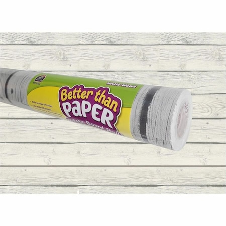 Teacher Created Resources Better Than Paper Board Roll - Bulletin Board, Classroom - 48in Width x 12 ft Length - White Wood 77366