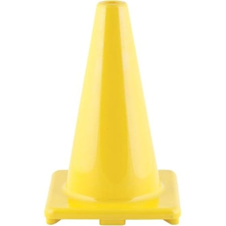 Champion Sports High Visibility Flexible Vinyl Cone, 12in, Yellow, PK3 C12YL