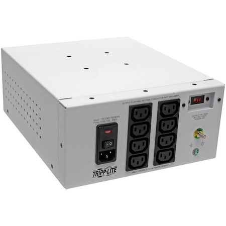 Tripp Lite Isolation Transformer, 1 kVA, 115/230V AC, 115/230V AC IS1000HGDV
