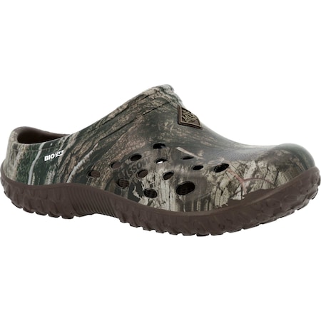 Muck Kids Muckster Clog, 2 M, Leather, 3 in H, Mossy Oak Country Dna MMLCKCDY