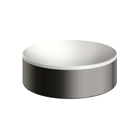 Axor Suite Sinks Round Sink without Overflow, 11 3/4" in Polished Black Chrome 42000330