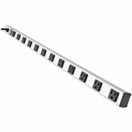 Eaton Tripp Lite Series 12 Right-Angle Outlet Vertical Power Strip, 120V, 15A, 15 ft. 4.57 m Cord,  PS3612RA