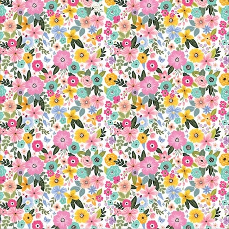 Nashville Wraps Songbird Blooms Tissue Paper, 20x30, 120PK P1532H