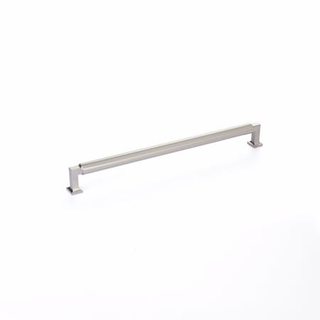 Schaub 12in Center to Center Haniburton Cabinet Pull Satin Nickel Finish 481-15