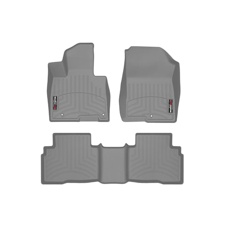 Weathertech Grey, Front and Rear Floorliners 461678-1-3