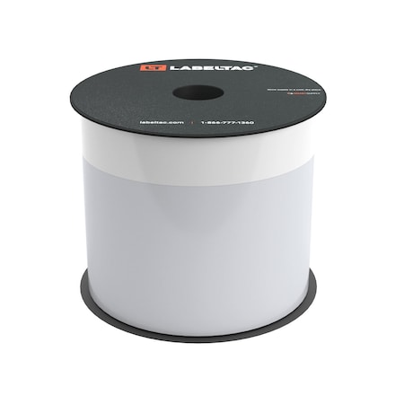 Labeltac Printable Cable Wraps 4in x 70ft, 2in Printable LT4/LTPX, White LT402WW