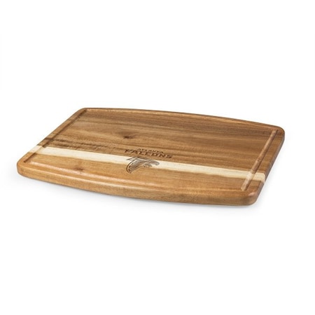 Picnic Time Family Of Brands NFL Atlanta Falcons - Ovale Acacia Cutting Board 893-00-512-023-2