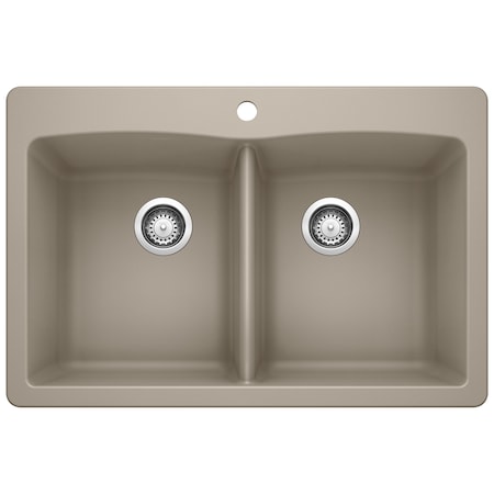 Blanco Diamond Equal Double Dual Deck, Truffle 441285