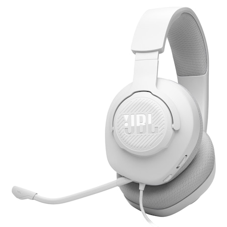 Jbl Quantum 100m2 Over Ear Headphones, White JBLQTUM100M2WHTAM