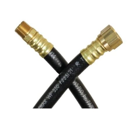 Jr Products 38 Inside Diameter Thermo Plastic Supply Hose 12 Female Swivel x 3 07-31695