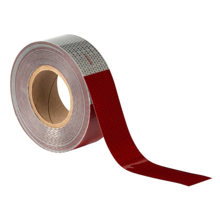 Grote CONSPICUITY TAPE- 11X7- RED/SLVR-2X150FT 40650