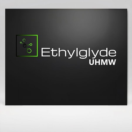 Ethylglyde 12''X24'', 1/8'' Thick, Black UHMW Sheet. Sizes Nominal Cut +/-1/8'' 3UHBLACK1224